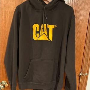 Caterpillar Men's Crewneck Sweater - Black and Yellow